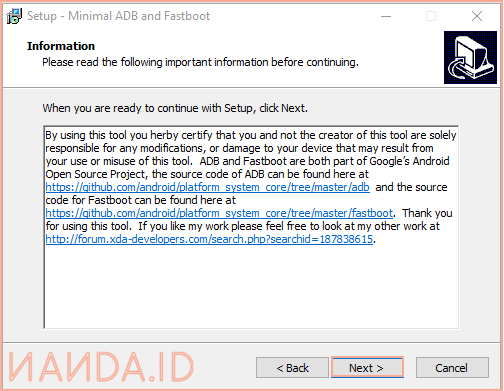 Cara Instal Minimal ADB and Fastboot Untuk Windows