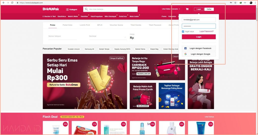 Cara Membeli Diamonds Mobile Legends Melalui Bukalapak