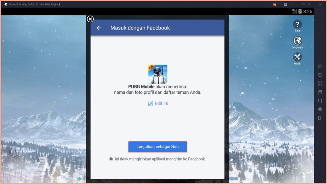 Cara Membuat Akun PUBG MOBILE Dengan Emulator