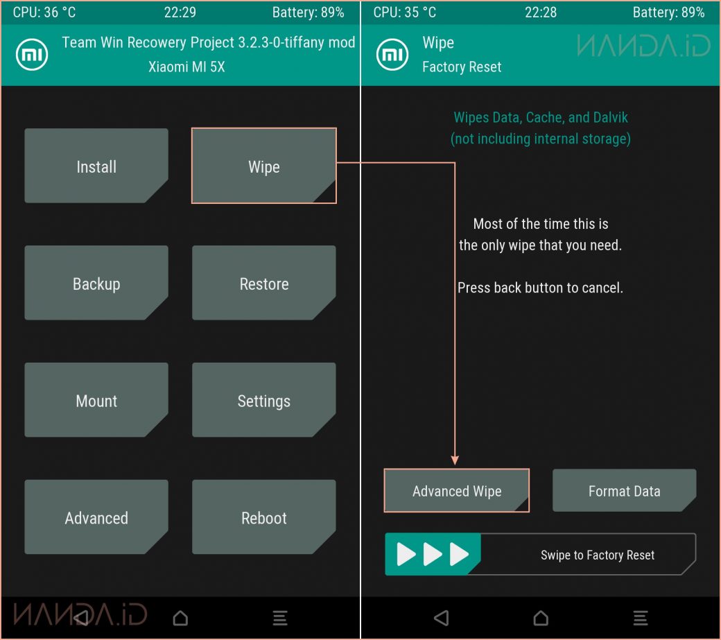 Tutorial Install ROM Pixel Experience Pie 9.0 Mi 5X Tiffany