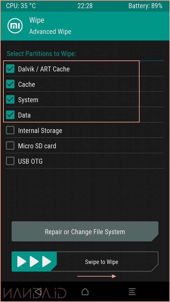 Tutorial Install ROM Pixel Experience Pie 9.0 Mi 5X Tiffany