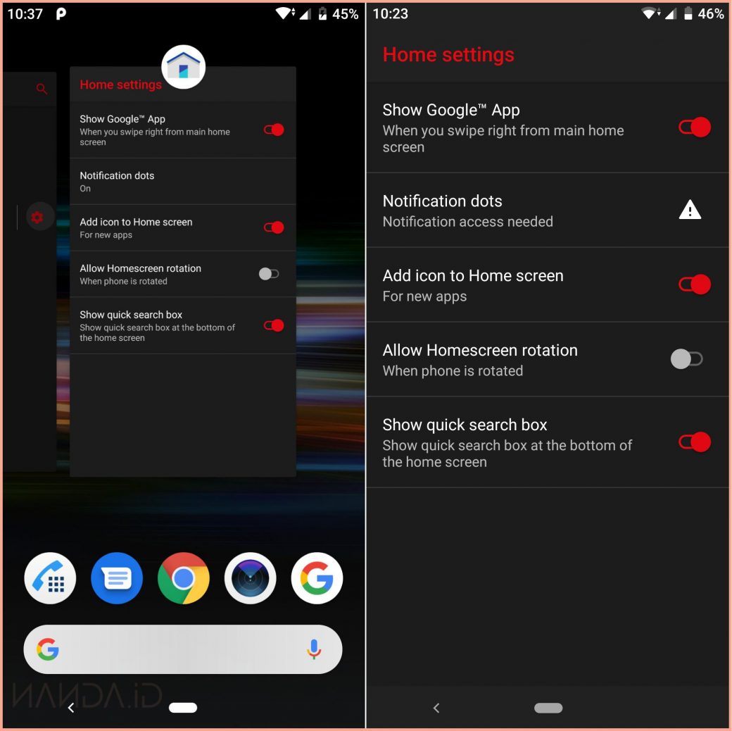 Download Home Launcher Xperia 10 Dan Xperia 10 Plus