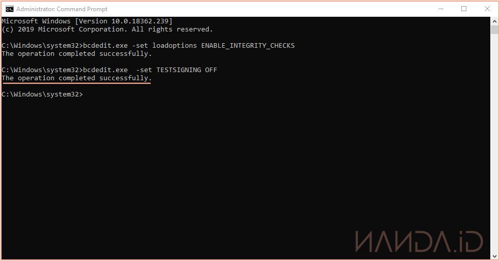 Tutorial Disable / Enable Driver Signature Enforcement Windows 10