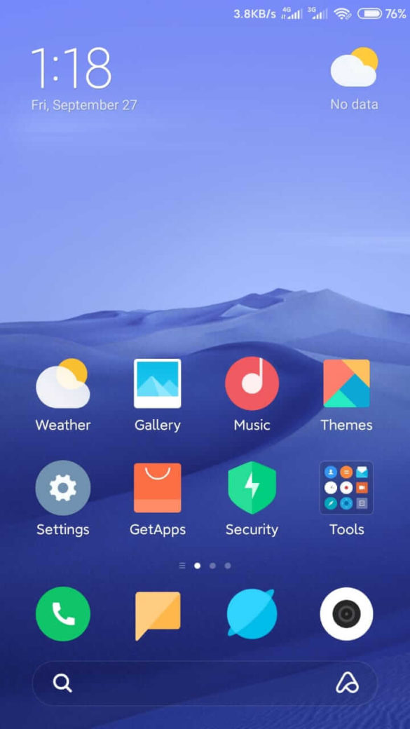 Cara Update Xiaomi Mi 5X (Tiffany) Ke MIUI 11