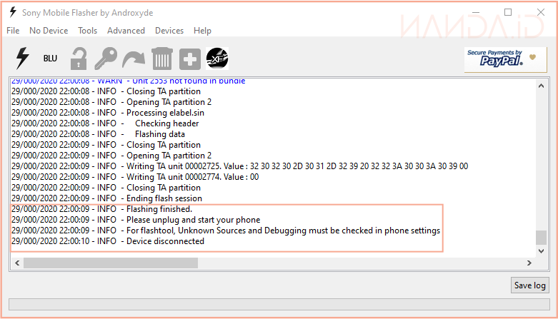 Cara Flashing Sony Xperia XZ Docomo SO-01J