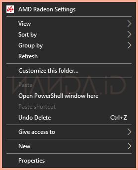 Mengembalikan Menu Open Command Windows Here Di Windows 10