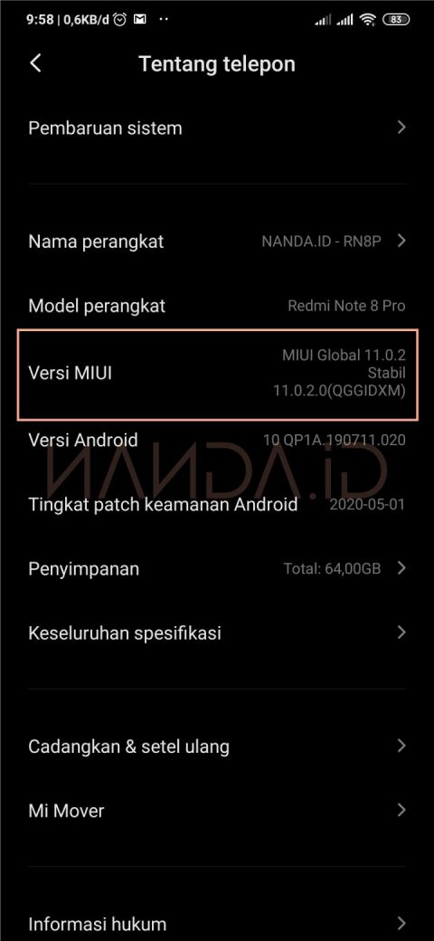 Unlock Bootloader (UBL) Redmi Note 8 Pro (Begonia)