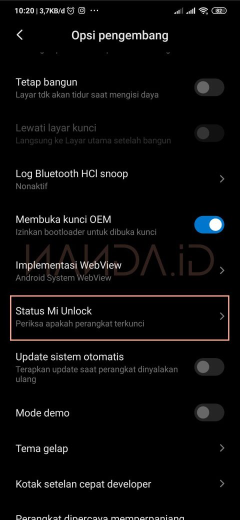 Unlock Bootloader (UBL) Redmi Note 8 Pro (Begonia)