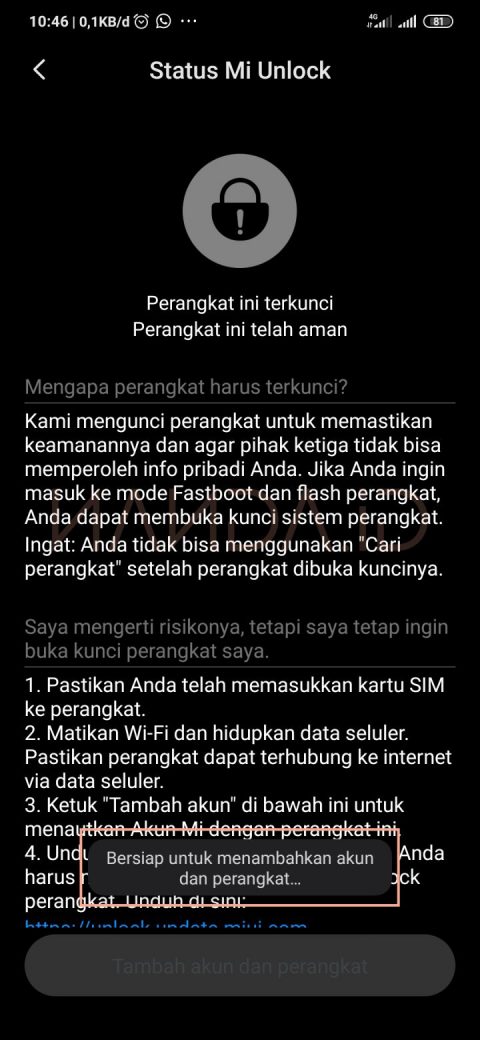 Unlock Bootloader (UBL) Redmi Note 8 Pro (Begonia)