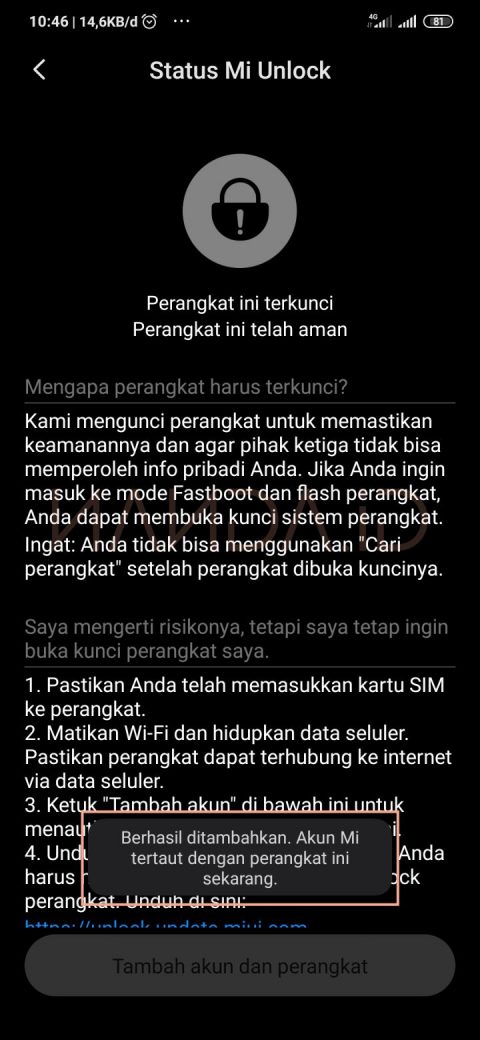Unlock Bootloader (UBL) Redmi Note 8 Pro (Begonia)