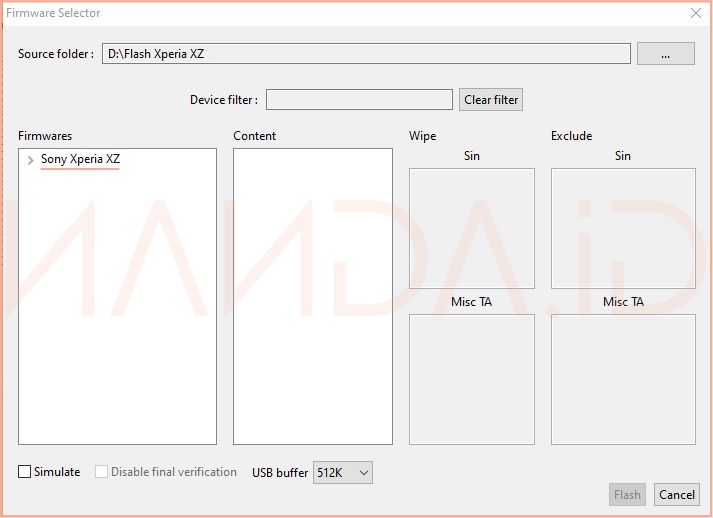 Tutorial Flash (Instal Ulang) Sony Xperia semua tipe menggunakan Flashtool