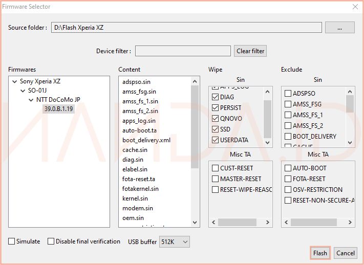 Tutorial Flash (Instal Ulang) Sony Xperia semua tipe menggunakan Flashtool