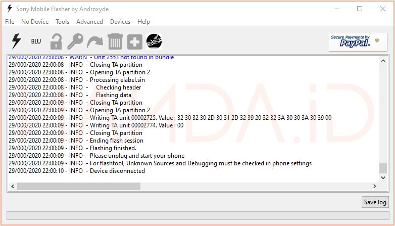 Tutorial Flash (Instal Ulang) Sony Xperia semua tipe menggunakan Flashtool