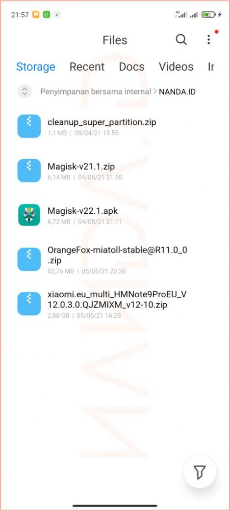 Cara Pasang ROM Xiaomi EU Redmi Note 9 Pro Joyeuse