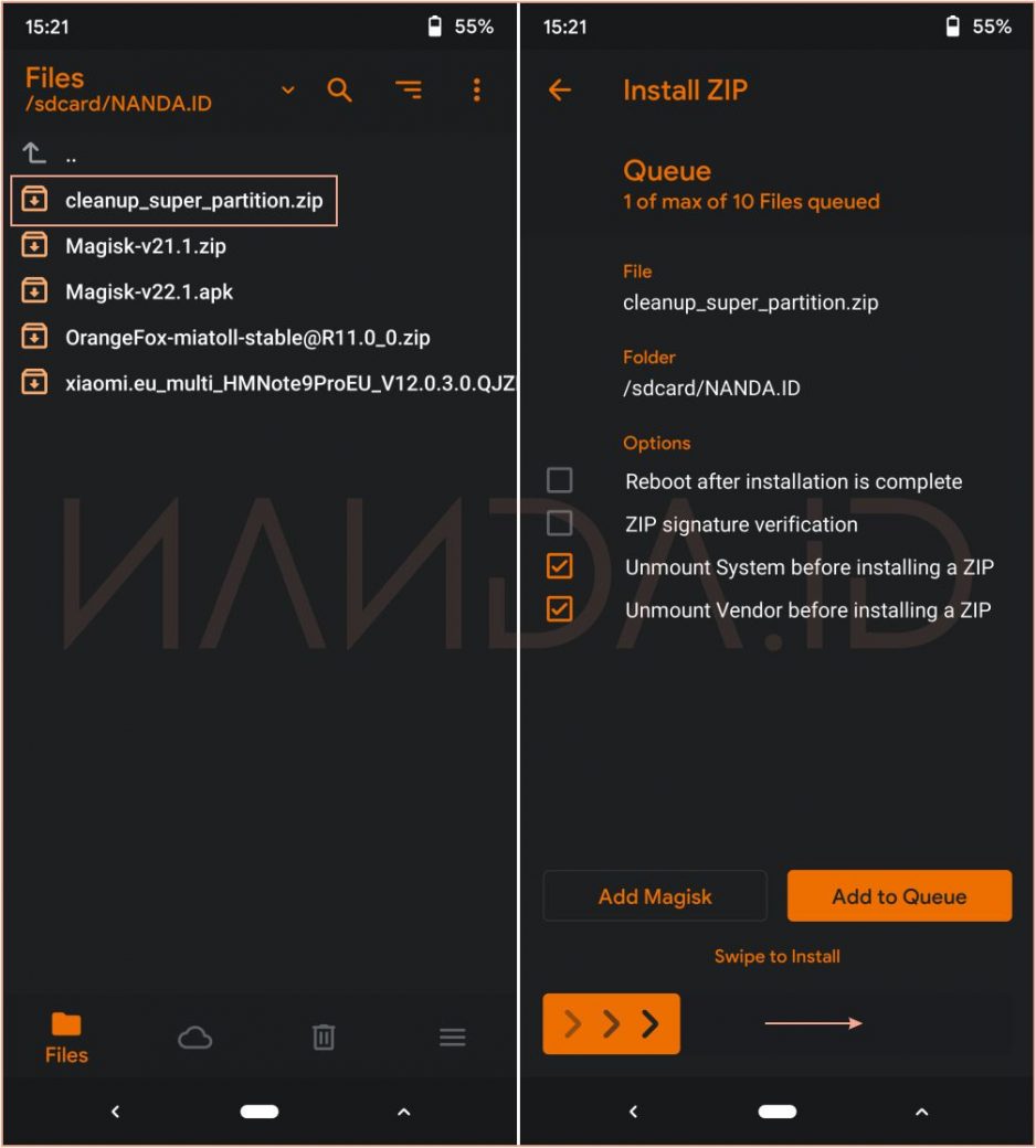 Cara Pasang ROM Xiaomi EU Redmi Note 9 Pro Joyeuse