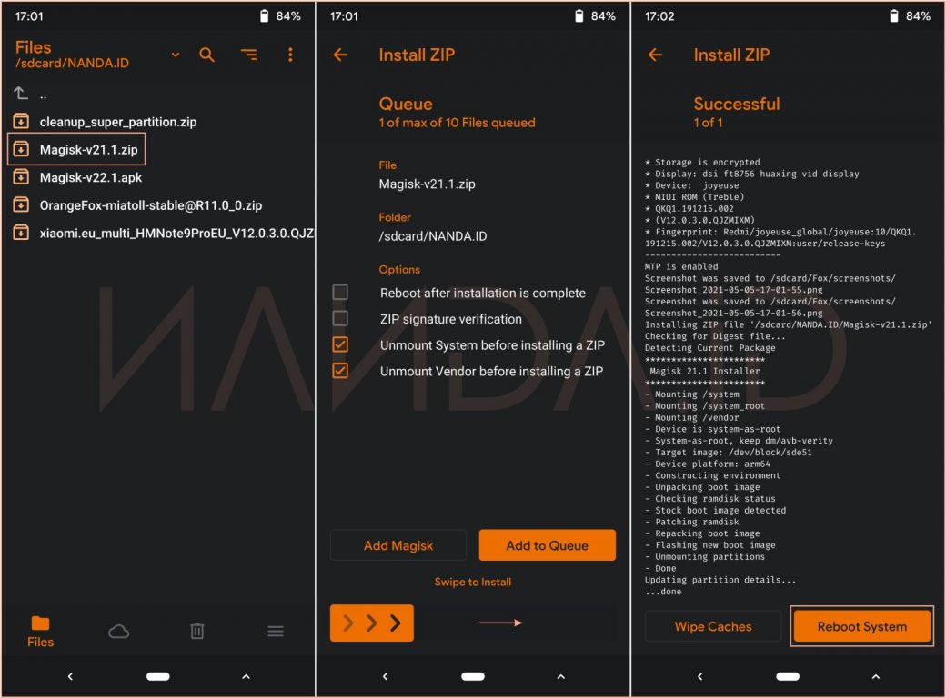 Cara Pasang ROM Xiaomi EU Redmi Note 9 Pro Joyeuse