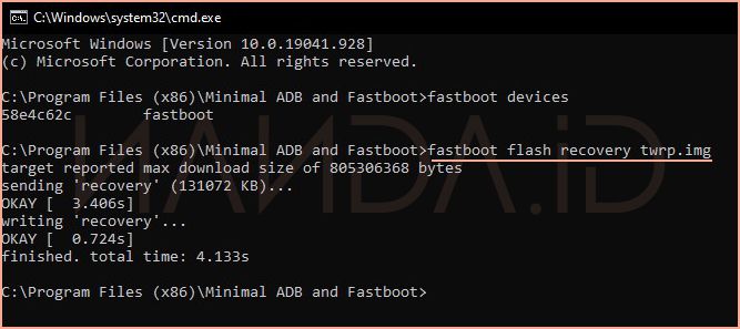 Cara Pasang TWRP dan Root Redmi Note 9 Pro Joyeuse
