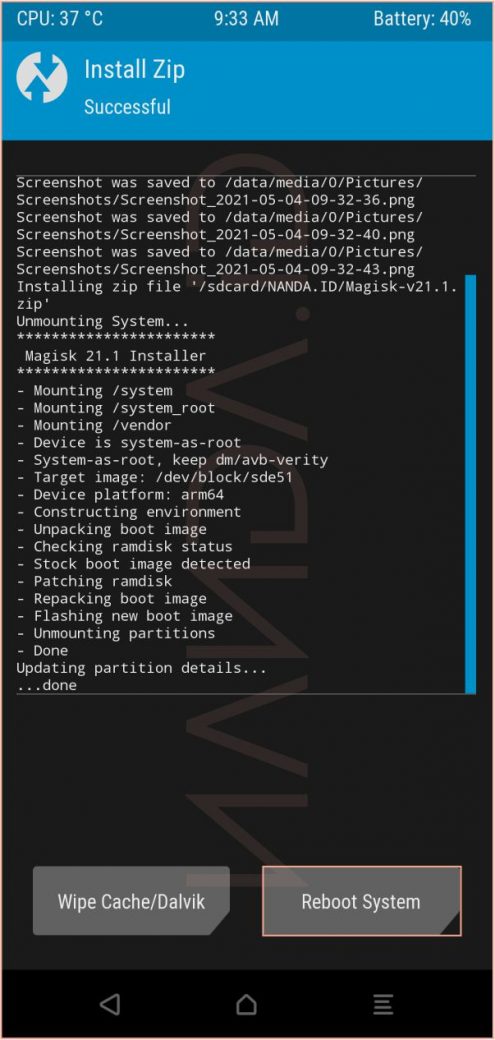 Cara Pasang TWRP dan Root Redmi Note 9 Pro Joyeuse