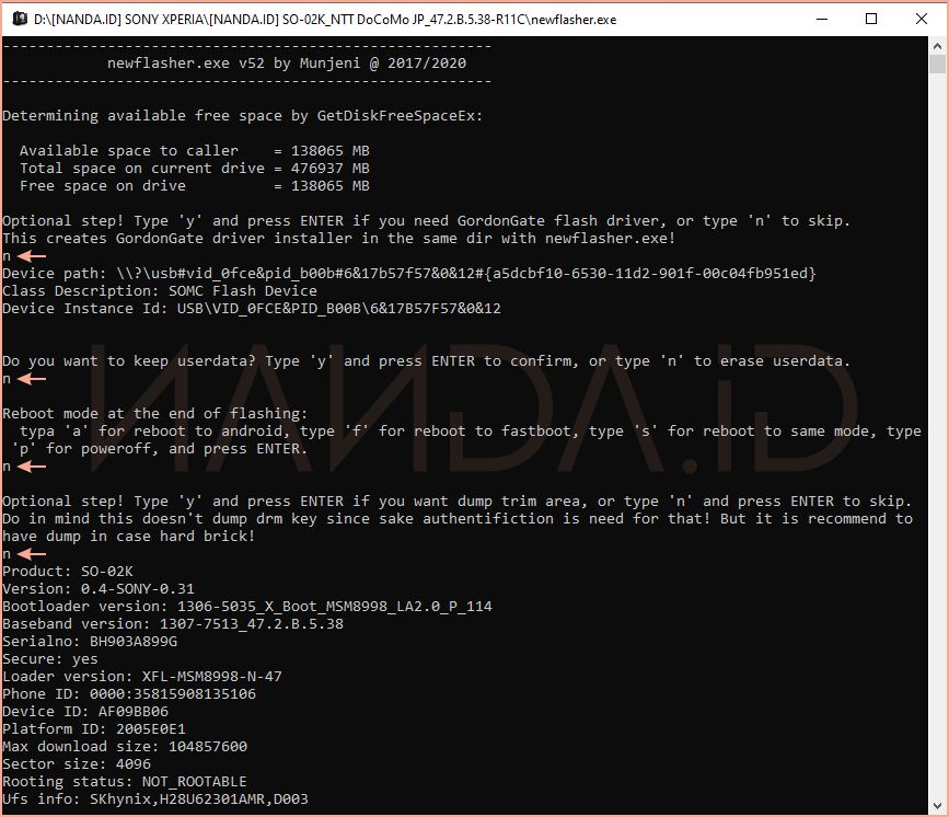 Newflasher - Tool Flashing Sony Xperia Terbaru
