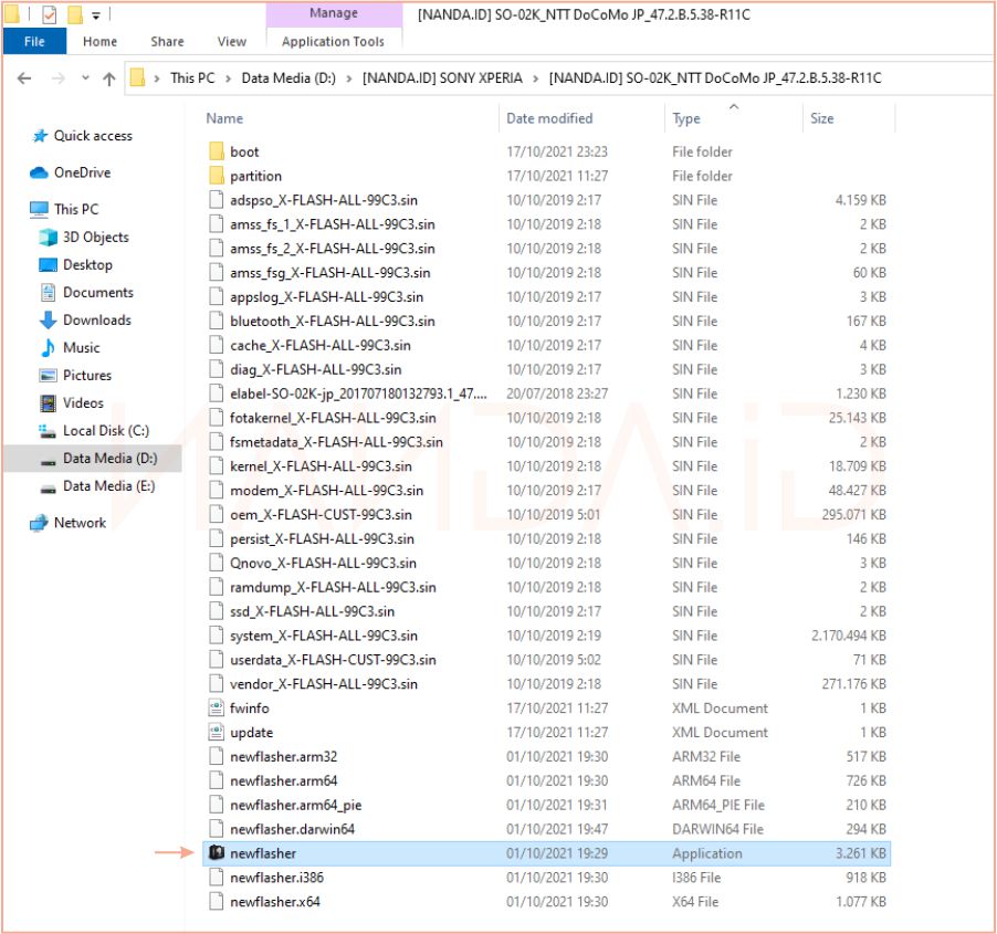 Newflasher - Tool Flashing Sony Xperia Terbaru